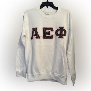 Alpha Epsilon Phi Sorority University Greek Life Crewneck Sweatshirt, Small